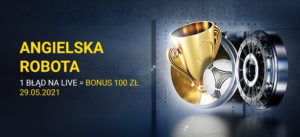Angielska robota w Fortuna blad na Live 100 PLN bonus