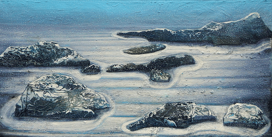 Iwa Kruczkowska first snow 100 x200 cm 2017