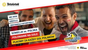 Polowanie na gole w meczu Szwecja Polska w Totolotku