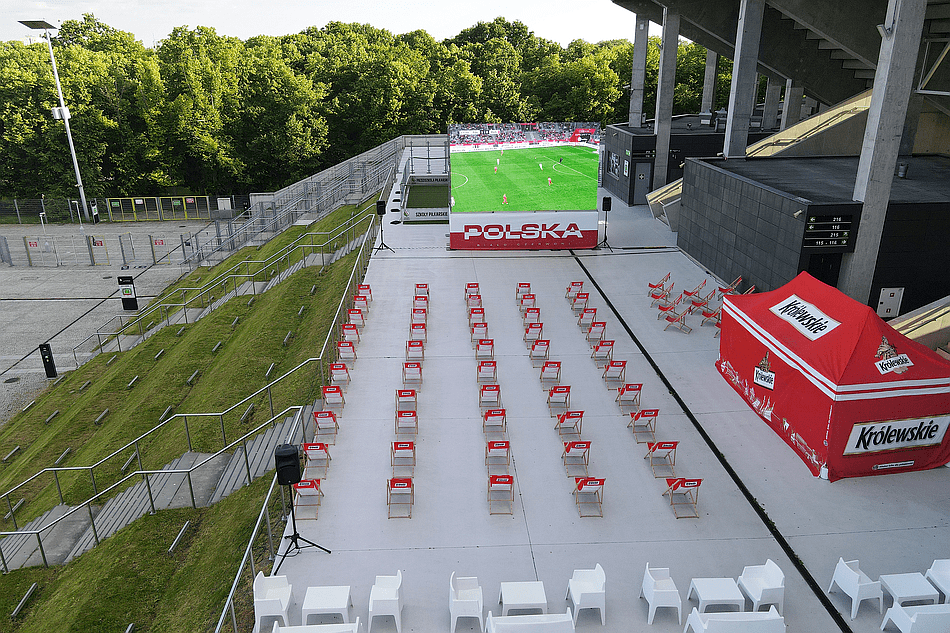 Strefa EURO na Stadionie Legii Warszawa