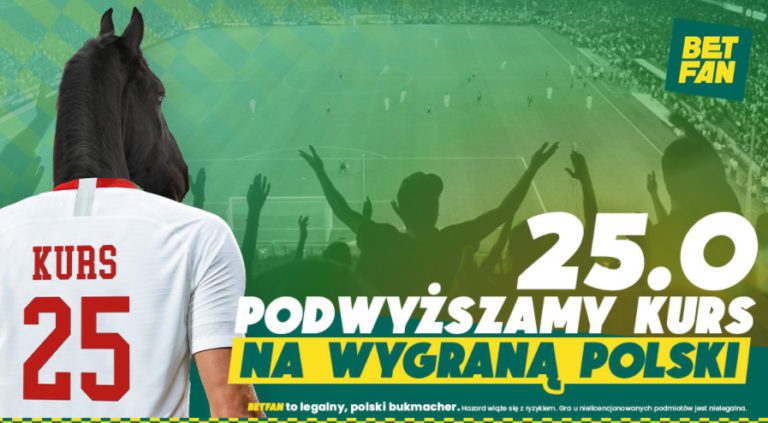 Tylko w BETFAN wygrana Polski ze Szwecja po kursie 10.00