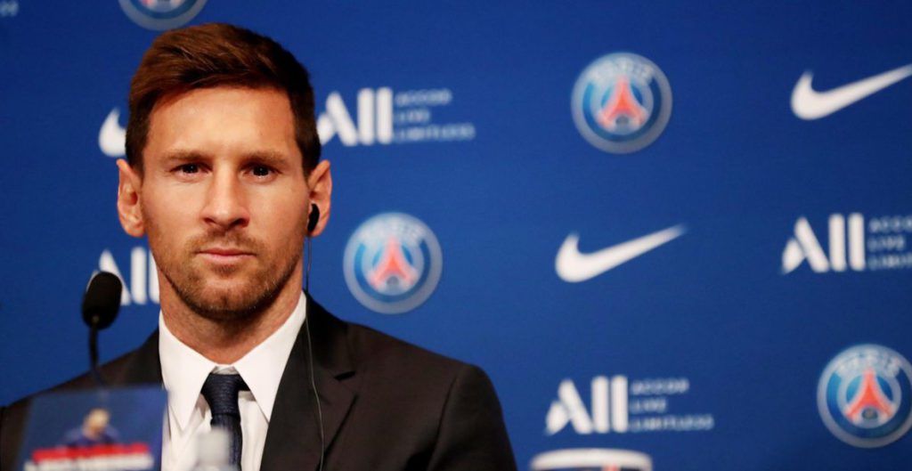 Leo Messi konferencja PSG