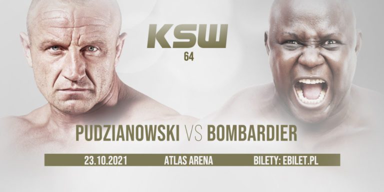 Bombardier ponownie rywalem Mariusz Pudzianowskiego. Starcie kolosow na KSW 64 w Lodzi