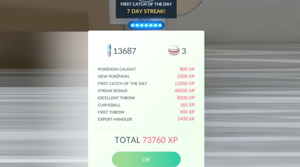 Rekord 73 760 XP za zlapanie jednego Swirlix w Pokemon Go