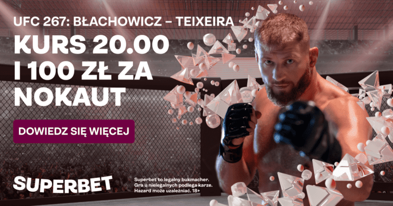 Szokujacy kurs na zwyciestwo Blachowicza w Superbet