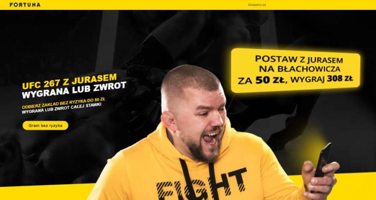 UFC 267 z Jurasem wygrana lub zwrot z kodem JANEK