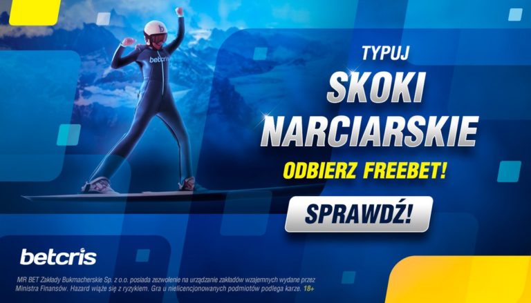 Postaw na skoki i odbierz freebet 40 PLN betcris