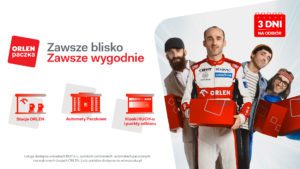 Robert Kubica w nowej kampanii ORLEN Paczka