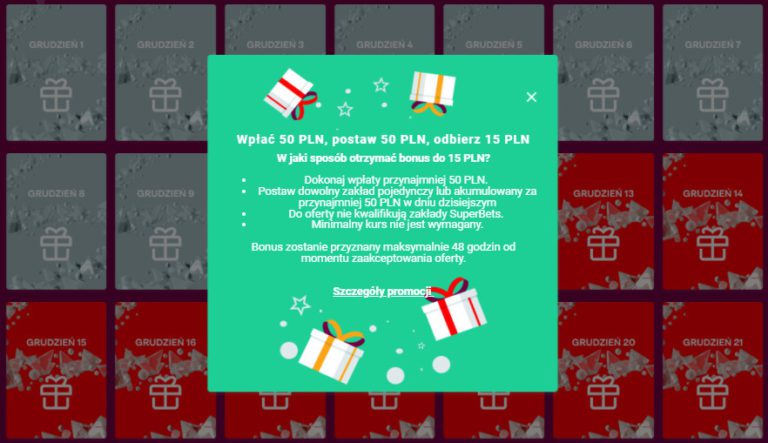 10 Swiateczny Kalendarz Superbe Adwentowy Reload 15 PLN