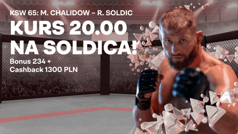 KSW kurs 20.00 na wygrana Soldica w Superbet