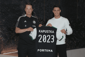 Jacek Zieliński i Bartosz Kapustka fot. Mateusz Kostrzewa/Legia.com