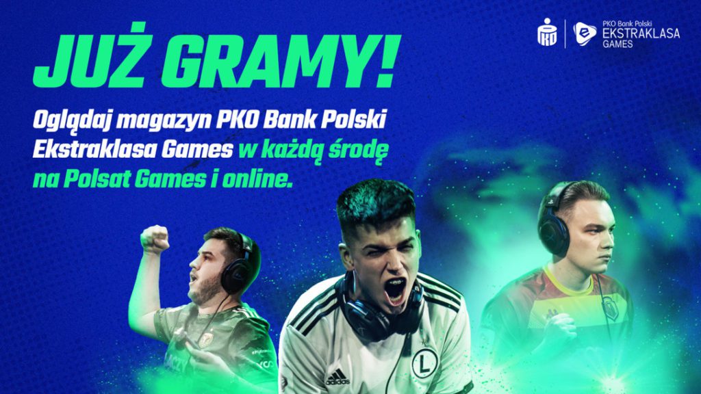 PKO Bank Polski Ekstraklasa Games startuje z magazynem ligowym na Polsat Games i w kanalach on line