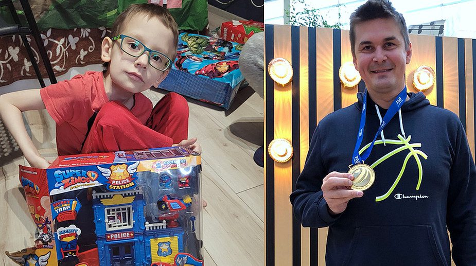 Wylicytuj zloty medal Michala Bakiewicza – wsparcie dla rodziny Natanka Gajka