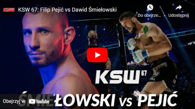 KSW 67 Filip Pejic vs Dawid Smielowski