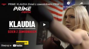 Klaudia Kaminska – dzien z zawodnikiem Prime Show MMA