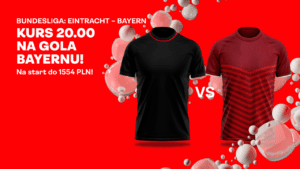 Kurs 20.00 na gola Bayernu w SuperBet