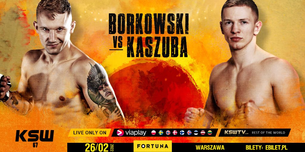 KSW 67 Borys Borkowski (3-1, 2 KO) vs Arkadiusz Kaszuba (3-0, 2 KO)