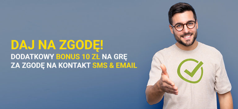 Daj na zgode 10 zl za zgode na kontakt sms i email