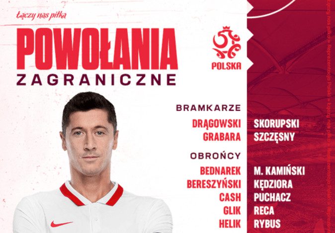 Reprezentacja Polski Czeslaw Michniewicz powolal pilkarzy z lig zagranicznych