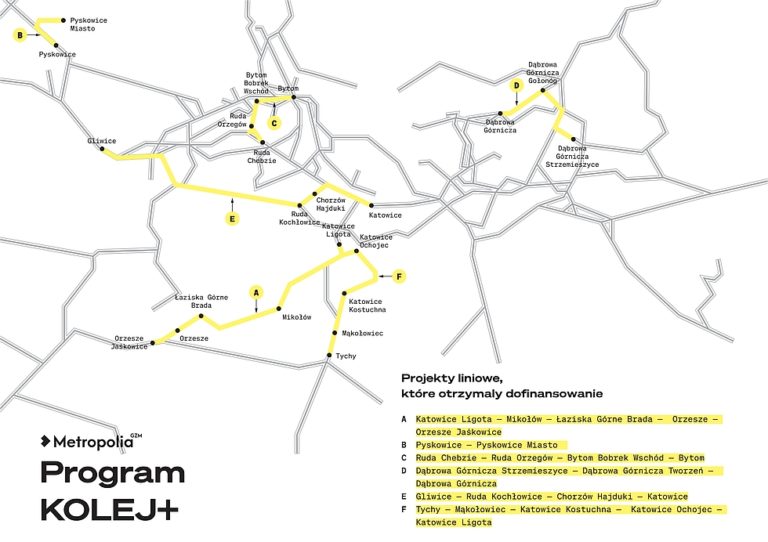 100 km torow z dotacja Kolej Plus 2022