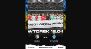 Legia Warszawa – Dynamo Kijow juz 12 kwietnia