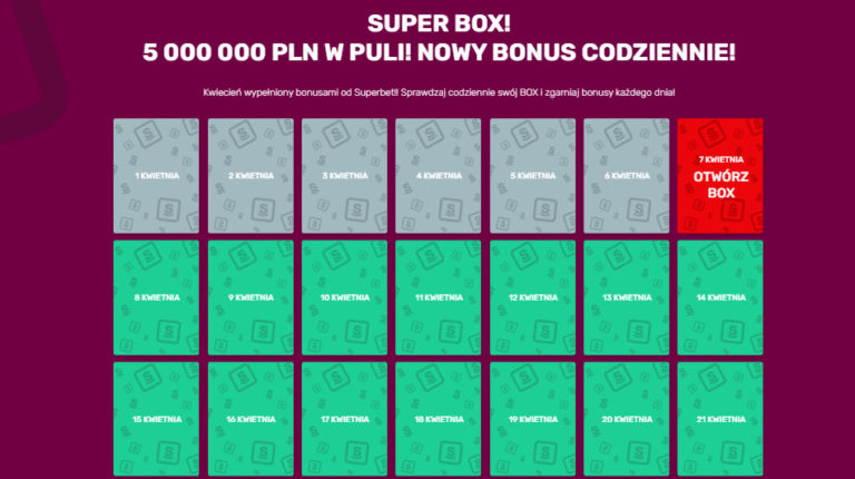 superbox 7 kwietnia superbet