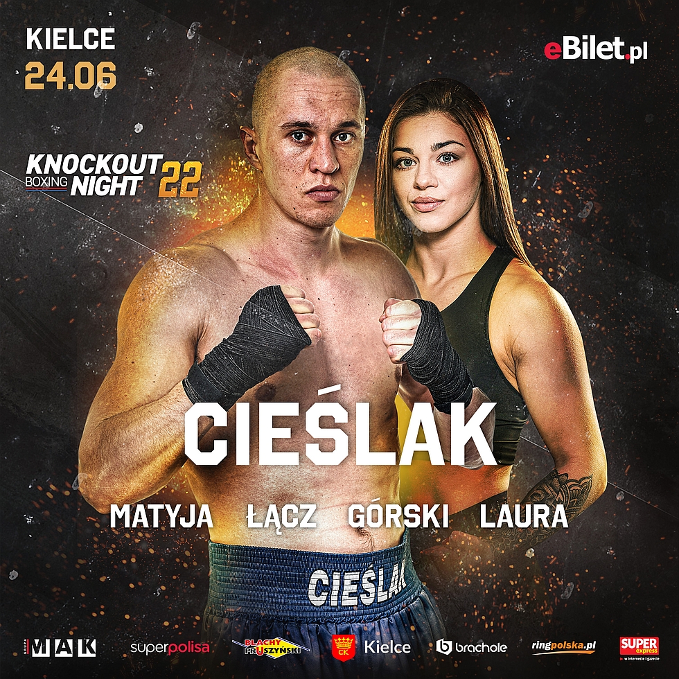 Knockout Boxing Night 22 Michal Cieslak wraca do ringu