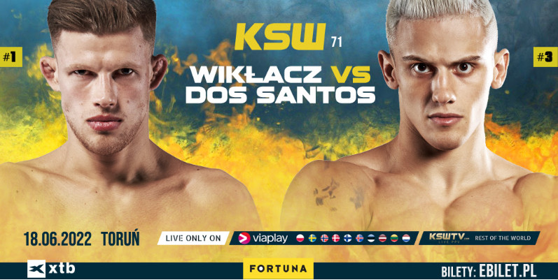 Wiklacz vs dos Santos. Starcie na szczycie wagi koguciej dodane do karty KSW 71 w Toruniu