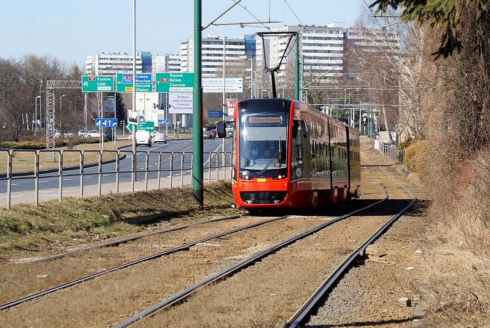 Katowice torowisko ul. Chorzowska 1000-lecia fot. tram-silesia