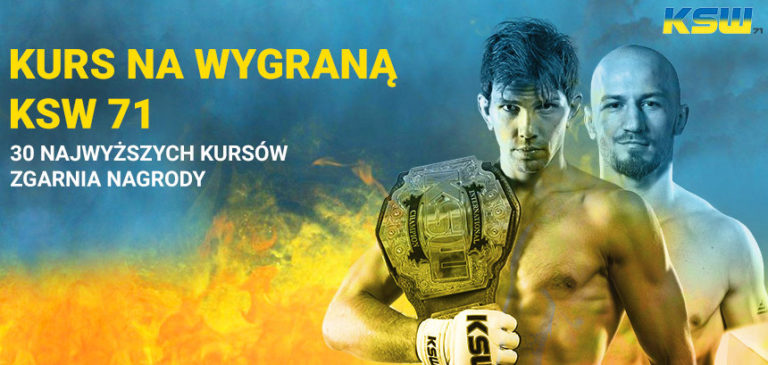Kurs na wygrana KSW 71 w Fortunie. Zgarnij bilety na gale rekawice z podpisami i bonusy