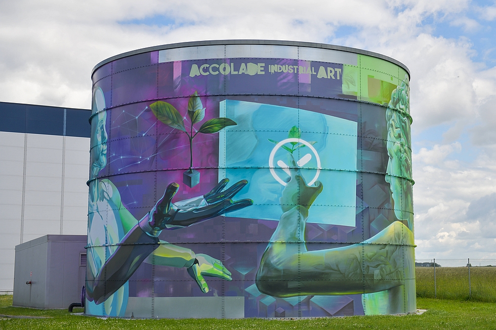 Nowy mural Accolade w Parku Minsk Mazowiecki
