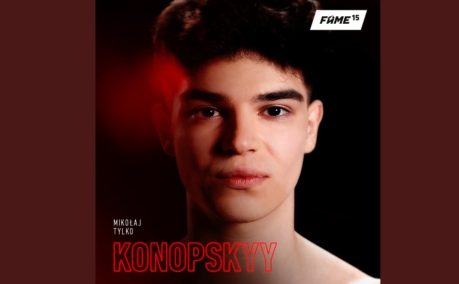 Mikolaj Konopskyy zadebiutuje w oktagonie na FAME MMA 15