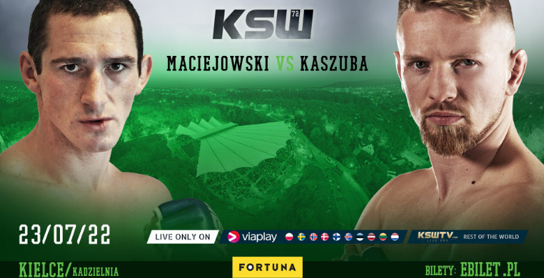 Starcie Maciejowski vs Kaszuba otworzy gale KSW 72 w Kielcach
