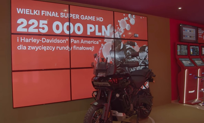 Wakacje na Harleyu dzieki SuperGame Jackpot HD