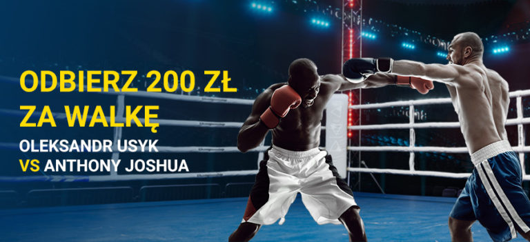200 zl za wygrana Usyka albo Joshuy w Fortuna