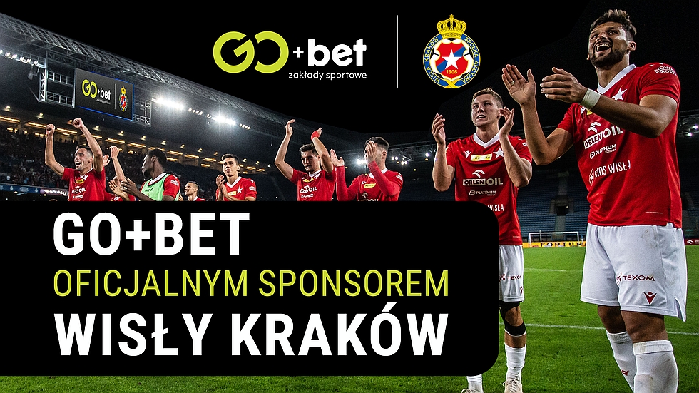 GObet oficjalnym sponsorem Wisly Krakow 2022