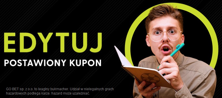 Mozesz edytowac kupon w GoPlusBet
