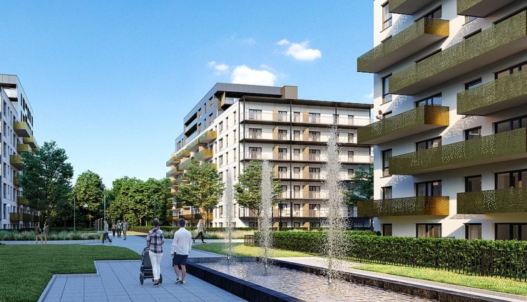 OKAM z pozwoleniem na budowe CITYFLOW w Warszawie wizualizacja 1