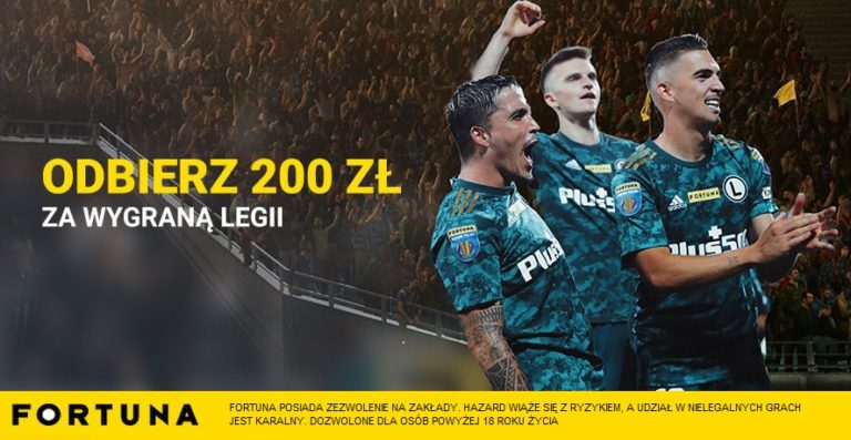 200 zl za wygrana Legii Warszawa z Lechem w Poznaniu