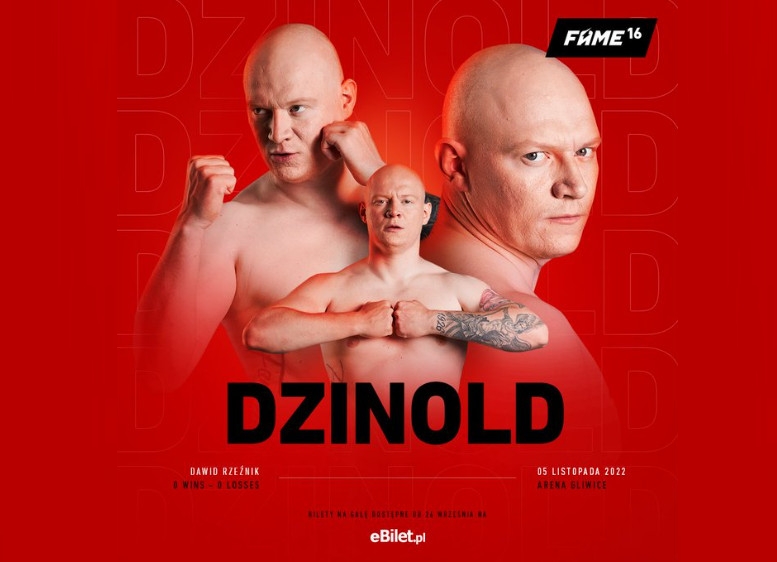 Dawid Dzinold Rzeznik zawalczy na gali Fame MMA 16