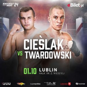 KnockOut Boxing Night 24. Michal Cieslak powalczy z Krzysztofem Twardowskim