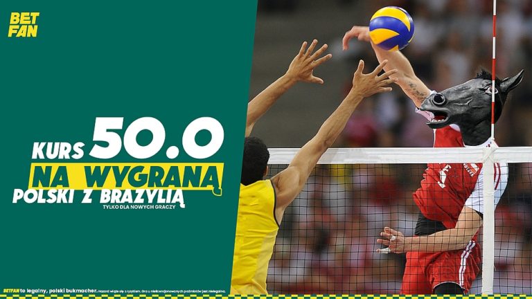 Kurs 50.0 na wygrana Polski z Brazylia na MS w siatkowce mezczyzn
