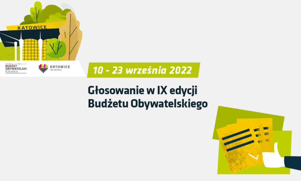 Ruszylo glosowanie na budzet obywatelski Katowic 2022