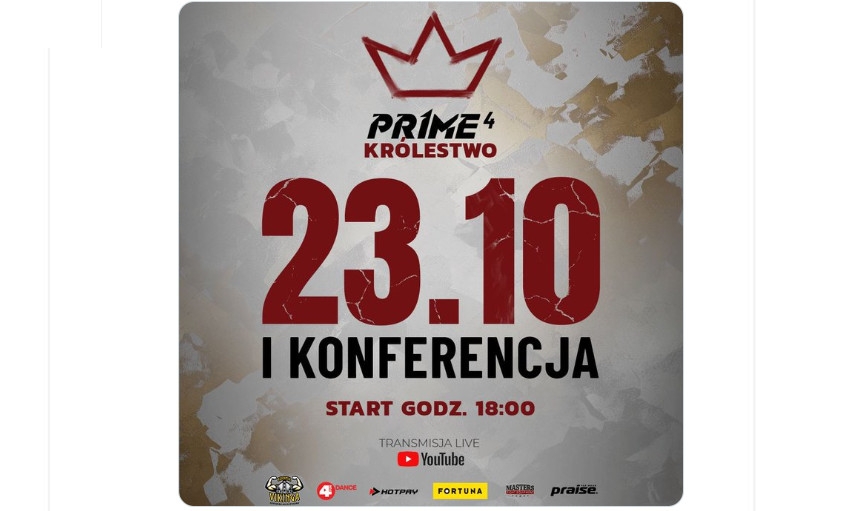 23 pazdziernika I konferencja Prime Show MMA 4