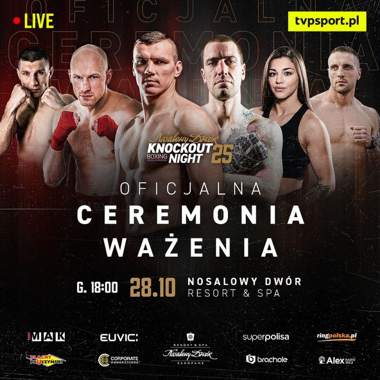 Nosalowy Dwor Knockout Boxing Night 25 Oficjalna Ceremonia Wazenia 2022