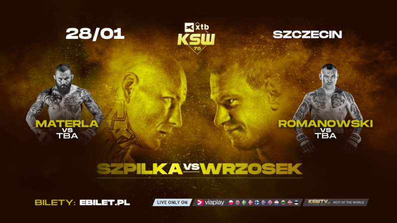 Szpilka vs Wrzosek oraz powrot Materli i Romanowskiego na gali XTB KSW 78 w Szczecinie