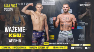 Wyniki wazenia przed KSW 75