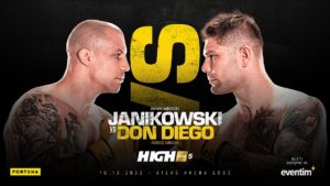 Damian Janikowski rywalem Mateusza Kubiszyna Medalista olimpijski na HIGH League 5
