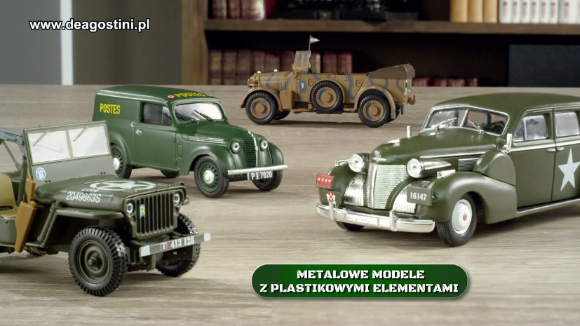 Samochody wojskowe II wojny swiatowej De Agostini