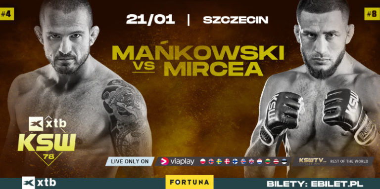 Borys Mankowski poznal rywala na gale XTB KSW 78